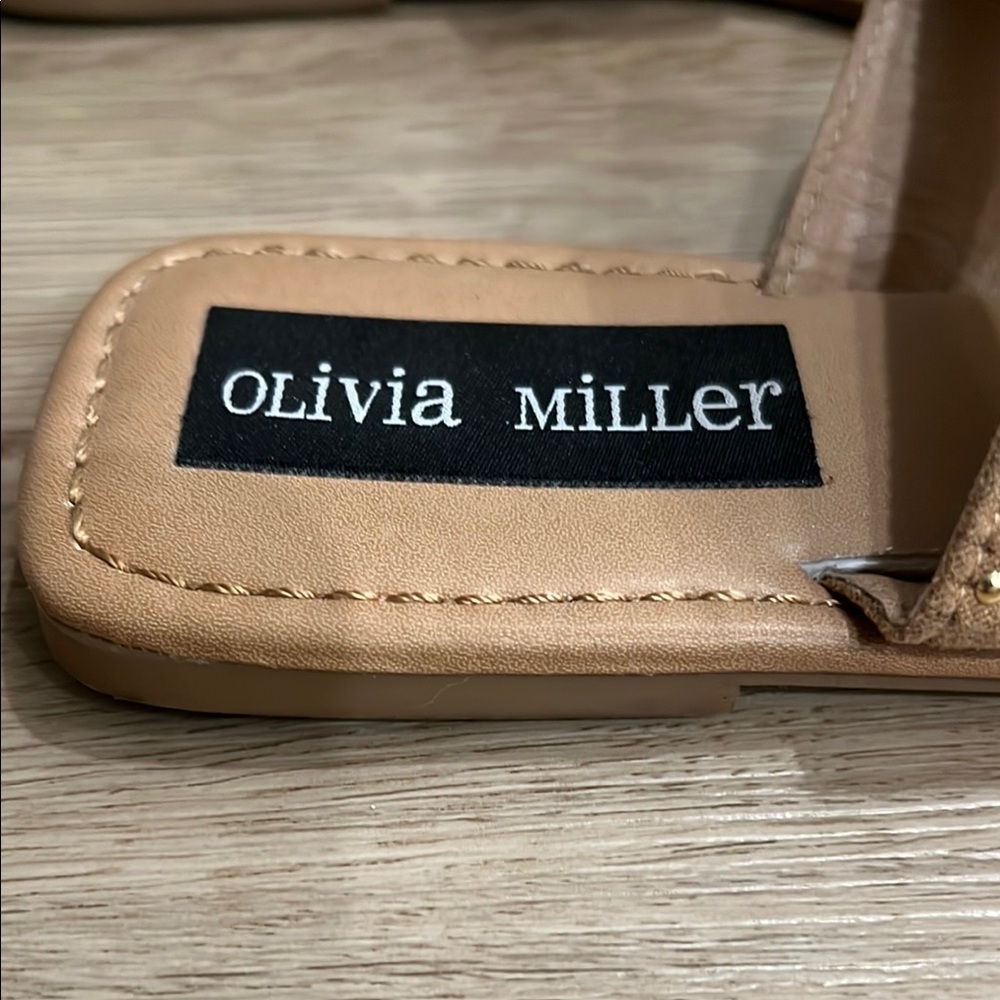 Tan Sandals with Gold Accents - Picture 5 of 5